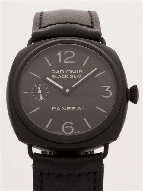 panerai black seal ceramic strap|Panerai Radiomir Black Seal Watch .